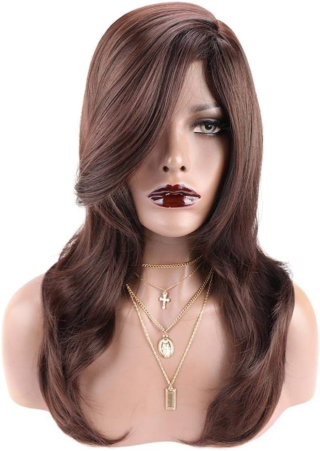 TOOCCI Lace Front Synthetic Wigs for Black Women Glueless Wig For Women Party Co